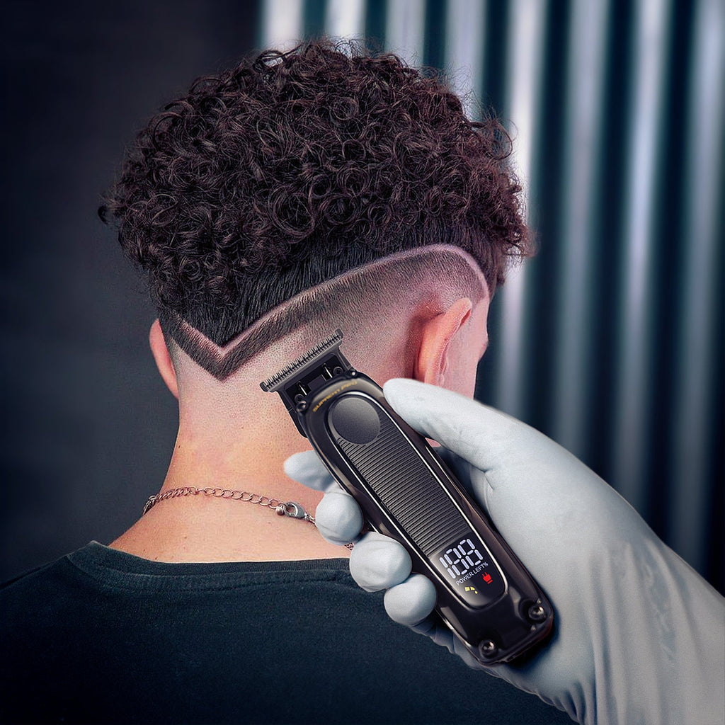 The Black Obsidian Professional Clipper and Trimmer Set - HC776BX