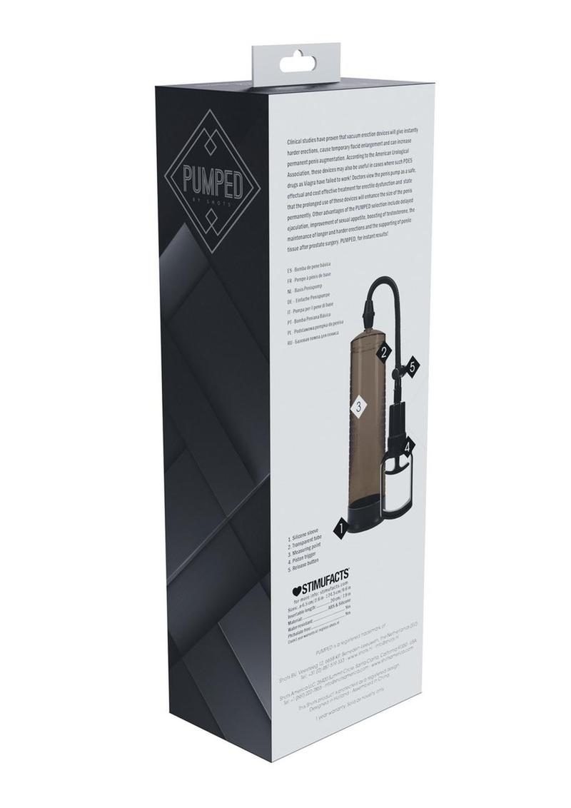 Pumped Basic Pump 2 Water Resistant Silicone Penis Pump - PhishStones Products