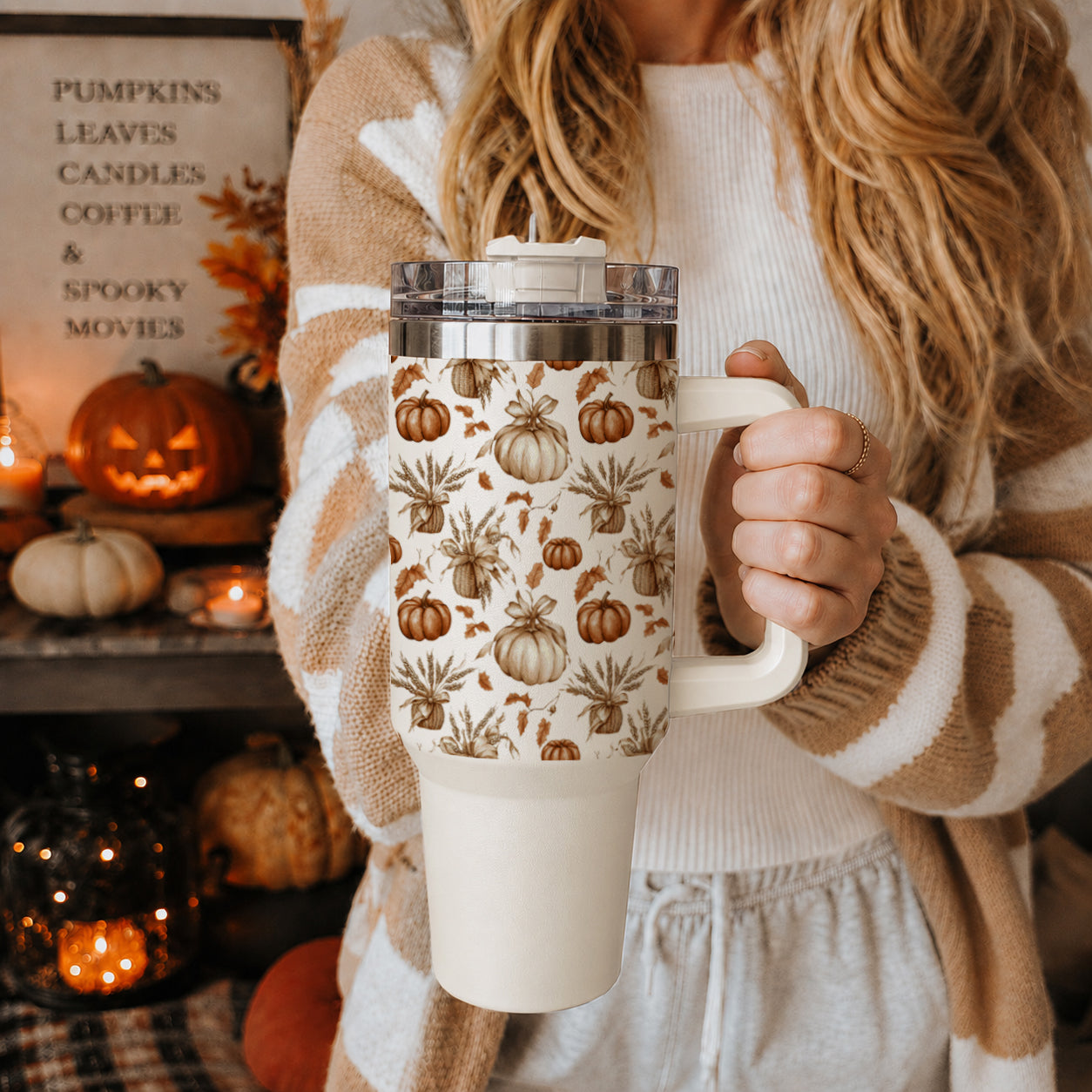 Rustic Pumpkins 40oz