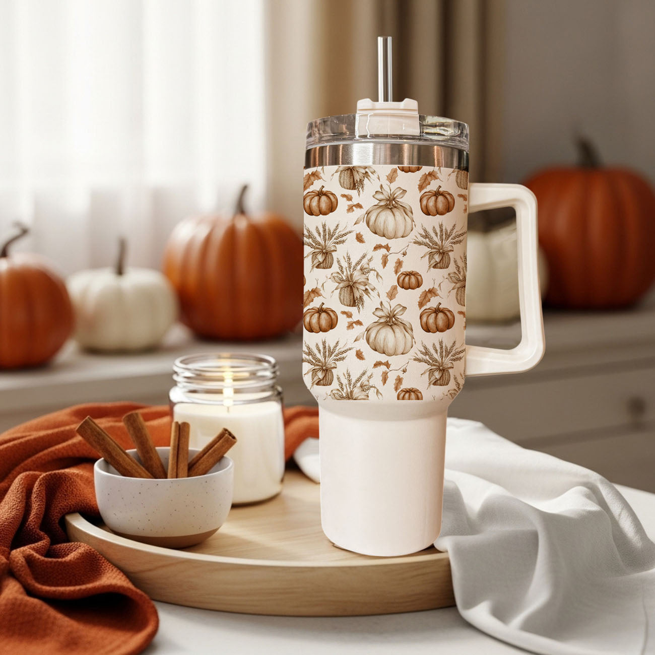 Rustic Pumpkins 40oz