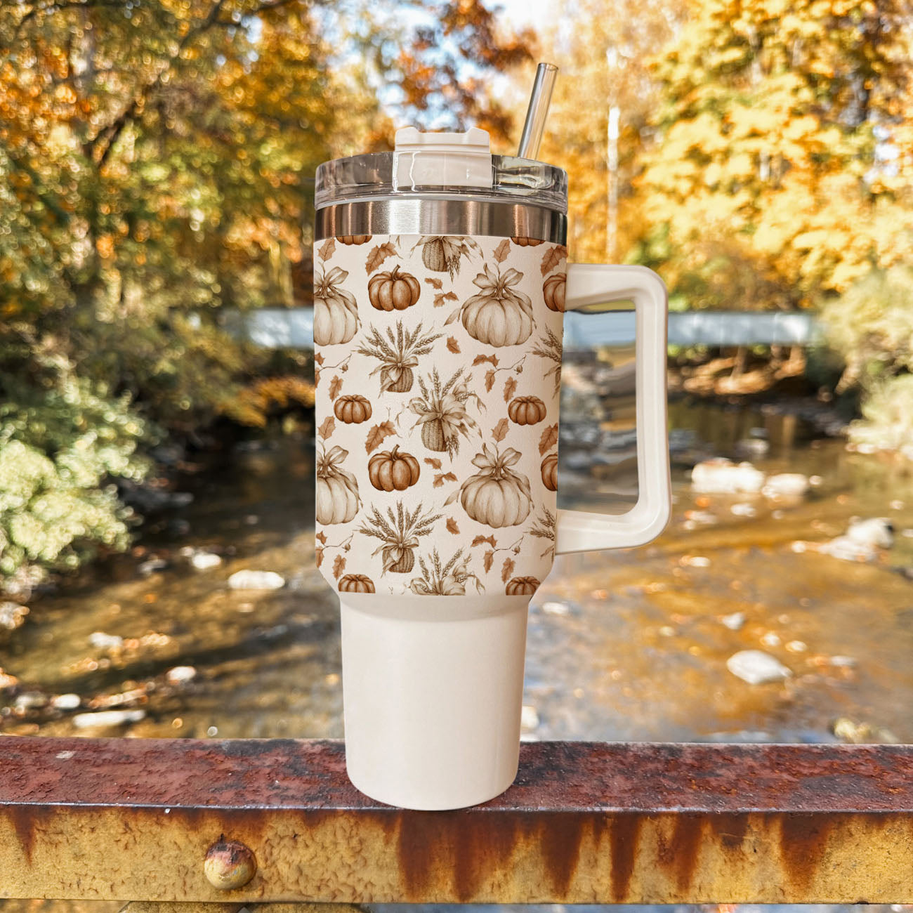 Rustic Pumpkins 40oz