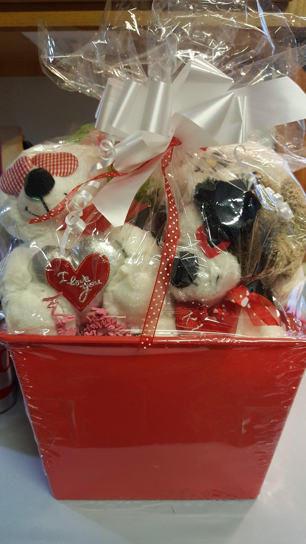 10% OFF! Puppy Love SQUEAKY Dog & Puppy Gift Basket: 3 Sizes