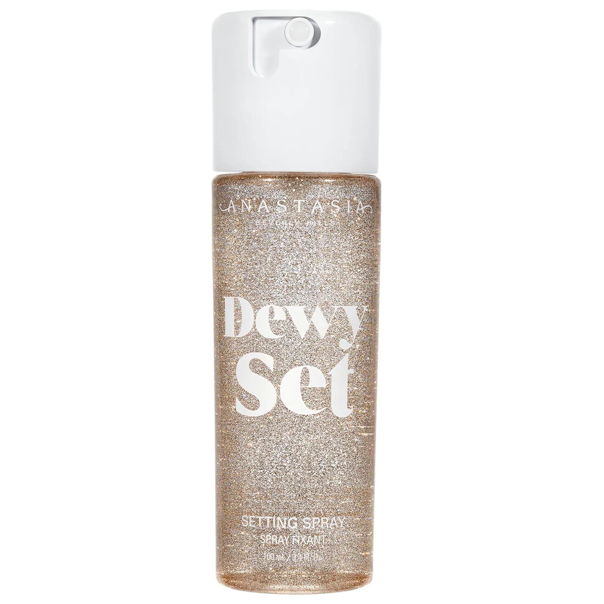 Dewy Set Hydrating Setting Spray - Vegan, Cruelty-Free Makeup with Dewy Finish