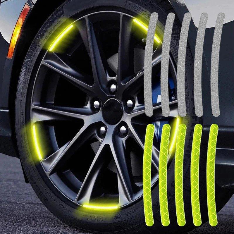 Car Wheel Rims Reflective Sticker Stripes