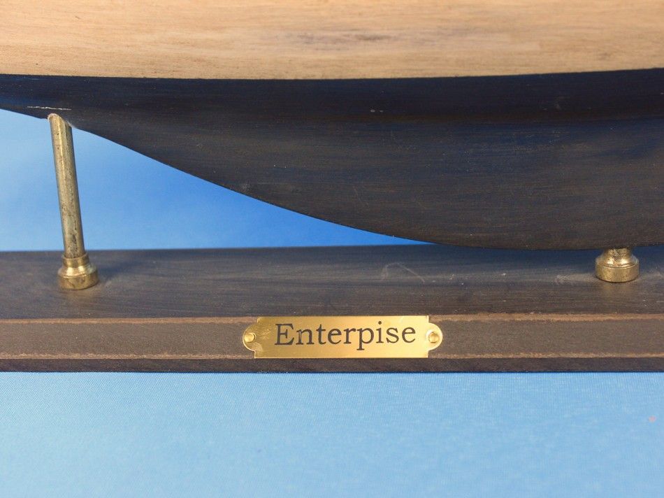 Wooden Rustic Enterprise Limited Model Sailboat Decoration 27""