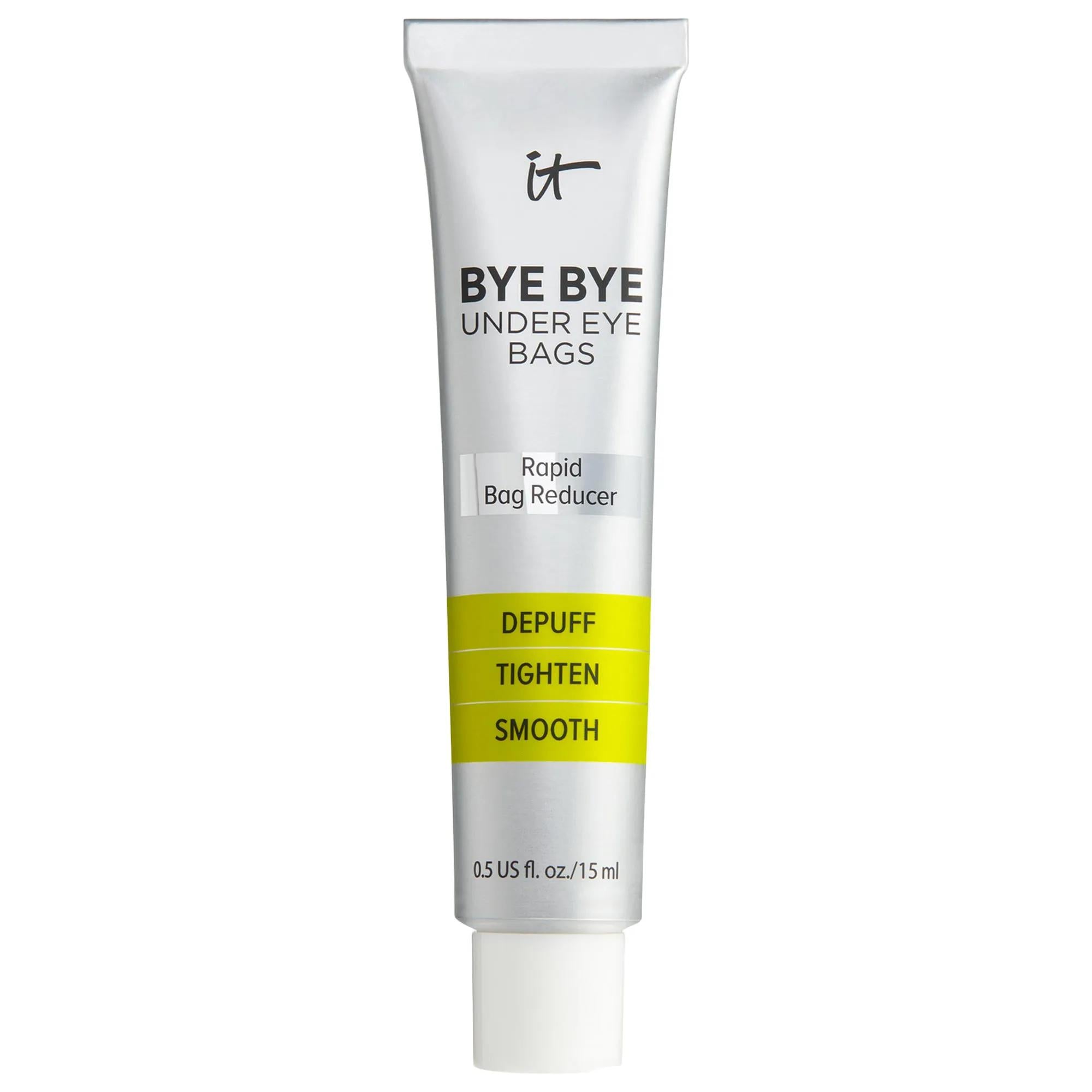 Bye Bye Under Eye: Daytime Treatment for Eye Bags, Puffiness & Crepey Skin - Temporary Eye Lift, Vegan & Paraben Free