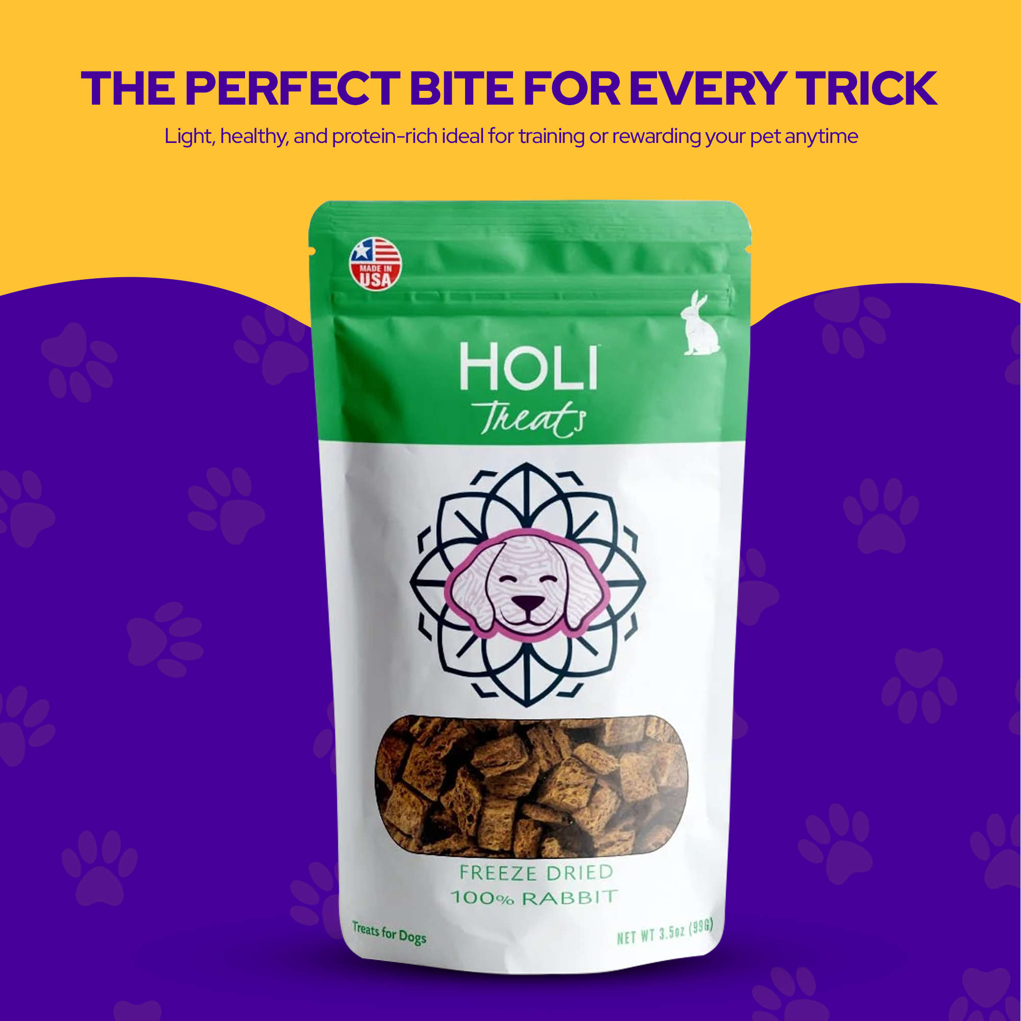 Rabbit Dog Treats - Freeze-Dried - Single Ingredient