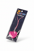 Rainbow Heart Pop Fidget Necklace – Silicone Pendant | Multicolor | Sold Individually