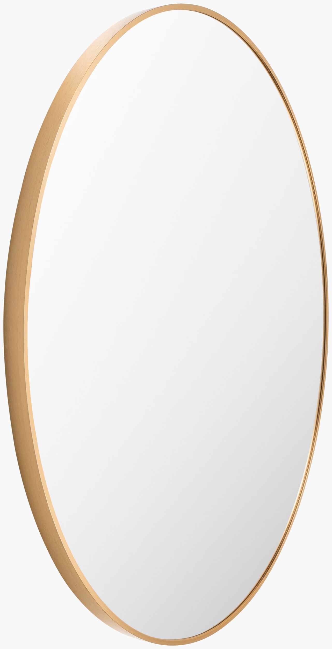Pontalina Round Gold Mirror