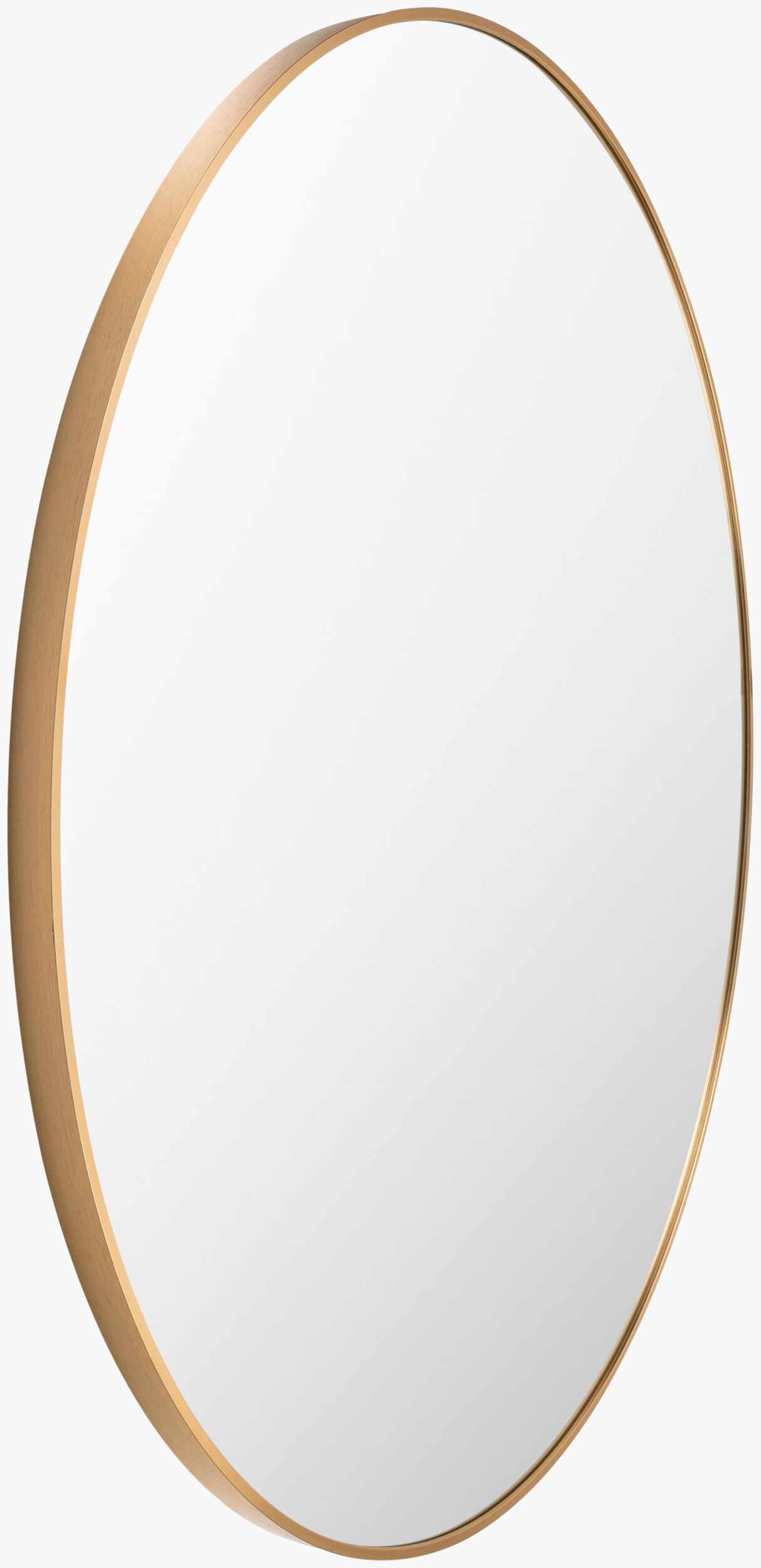 Pontalina Round Gold Mirror