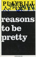 reasons to be pretty Signed Playbill