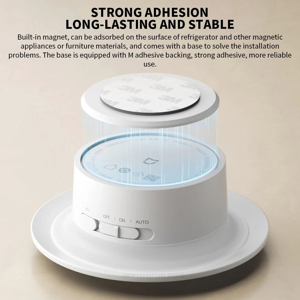 Rechargeable LED Motion Sensor Night Light, Adjustable Brightness, Infrared Human Sensor, Magnetic Base, USB - C - PhishStones Products