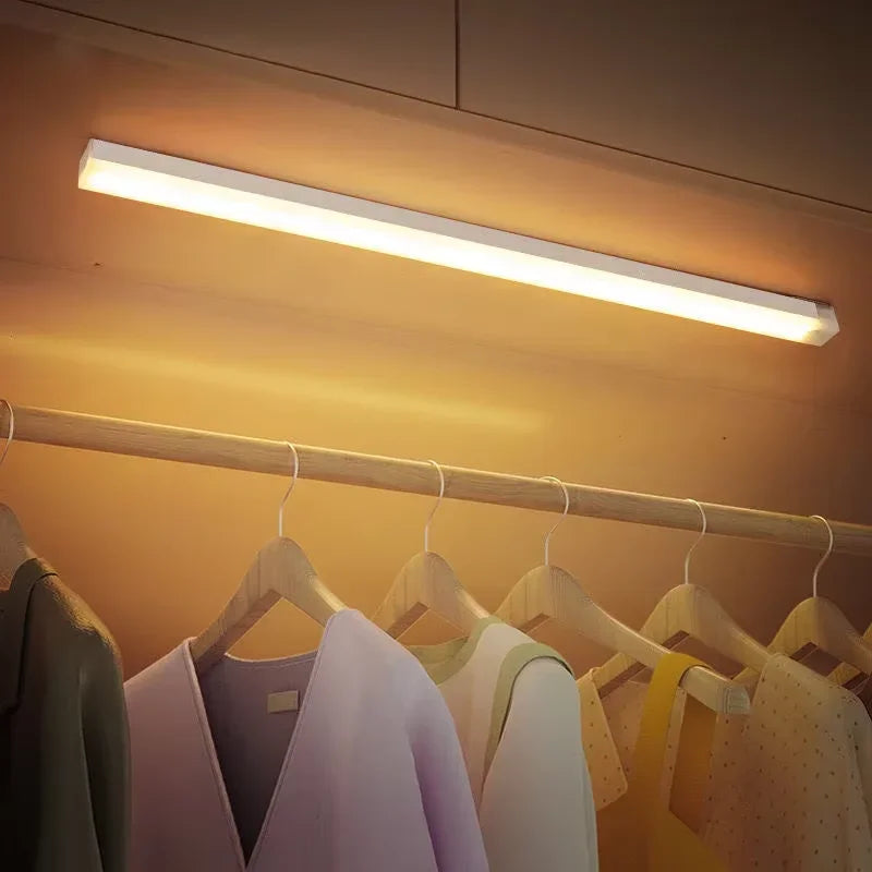 Rechargeable Motion Sensor LED Cabinet Light – Wireless Night Light for Wardrobe, Staircase & Kitchen - PhishStones Products