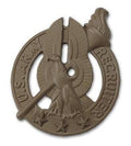 U.S. Army Recruiter Senior STA-BRITE BLACK Metal Pin-on Badge