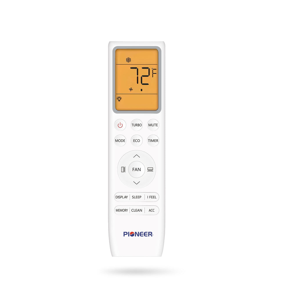 Pioneer® Quantum Hyperformance™ 12,000 BTU 25 SEER2 230V High-Wall Ductless Energy-Star Mini-Split Air Conditioner Inverter Hyper Heat Pump Full Set