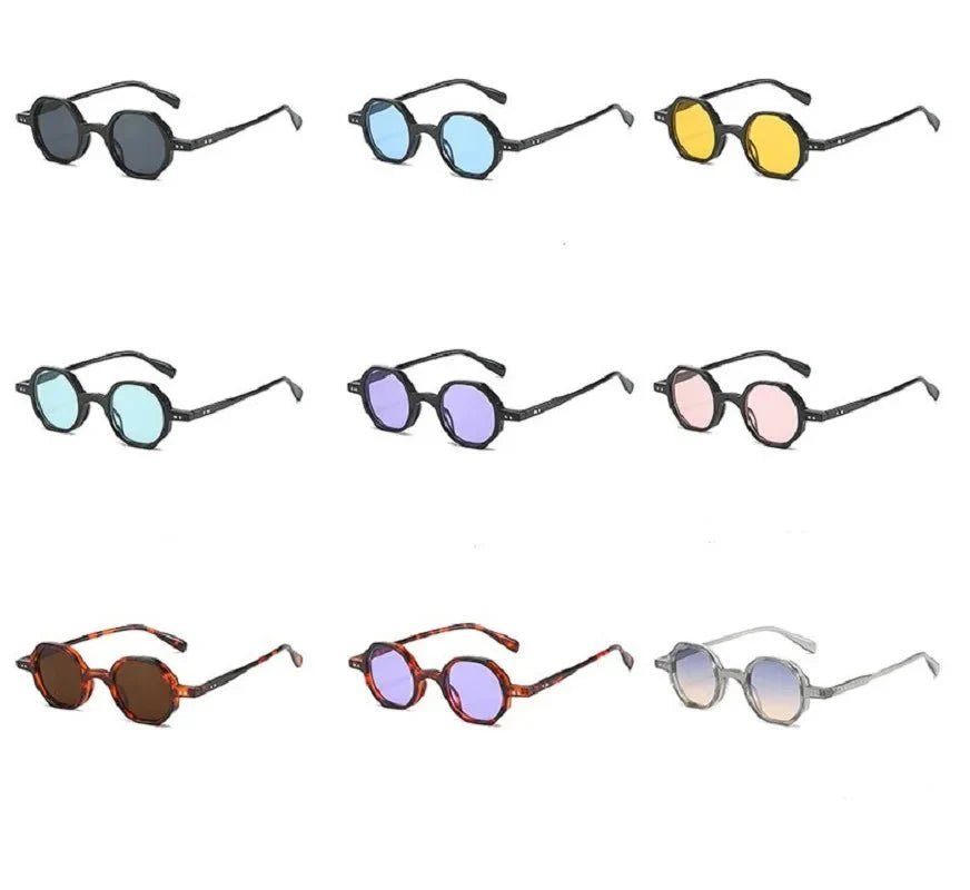 Retro Small Round Sunglasses – UV protection - PhishStones Products