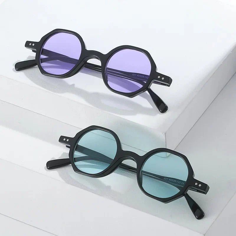 Retro Small Round Sunglasses – UV protection - PhishStones Products