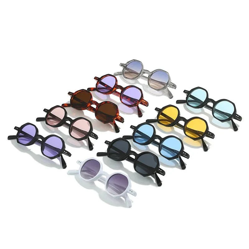 Retro Small Round Sunglasses – UV protection - PhishStones Products