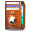 RFID Secure Slim Leather AirTag Wallet - PhishStones Products