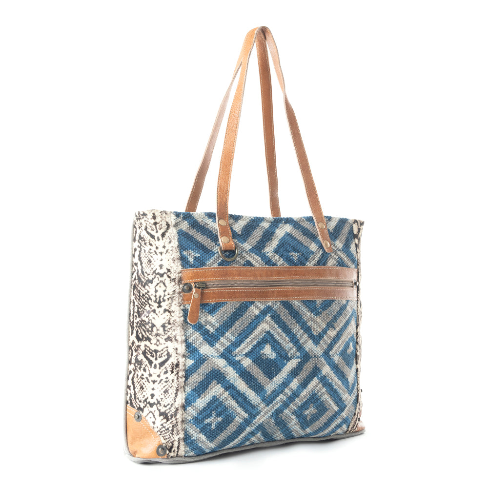 Rhombic Pattern Tote Bag - PhishStones Products