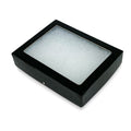 Classic Riker Mount Display Case - Black with Glass Top