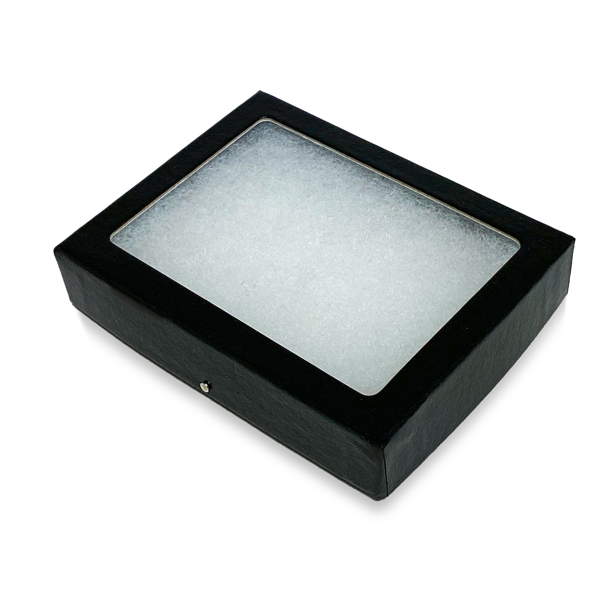 Classic Riker Mount Display Case - Black with Glass Top