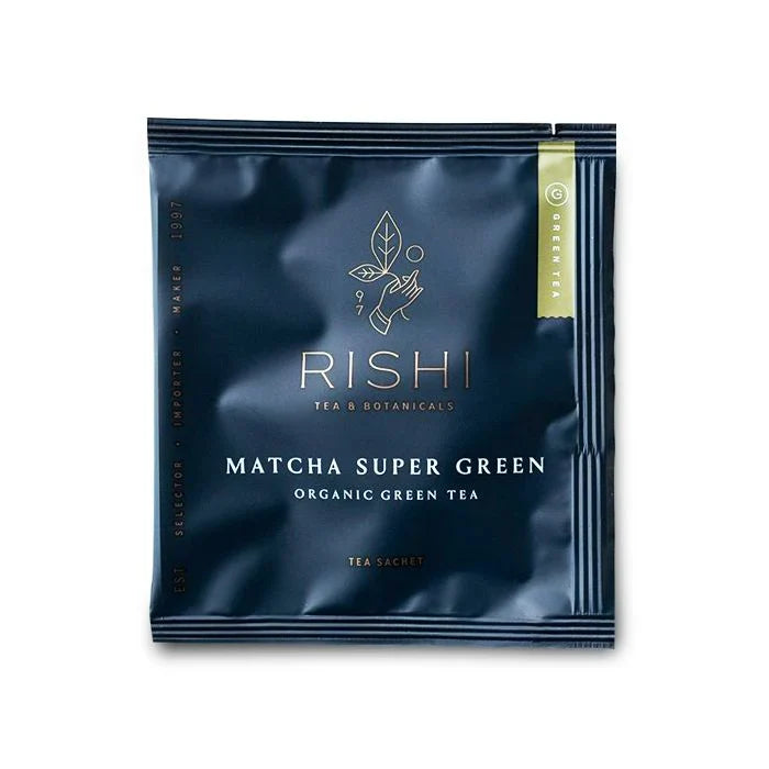 Rishi Matcha Super Green Tea Blend, 15 Bags per Box