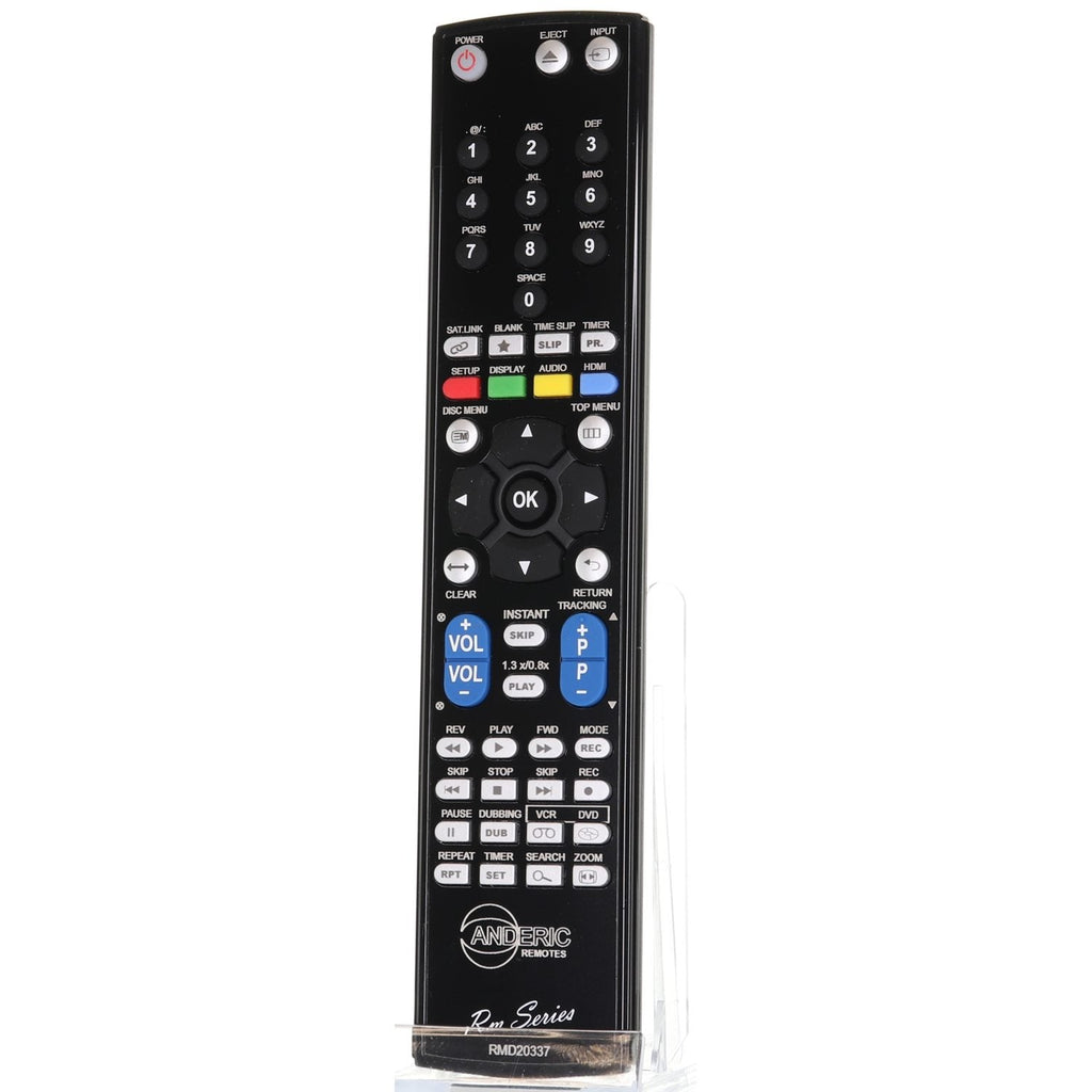 Anderic RMD20337 Replacement DVDR Remote Control for Toshiba SER0295