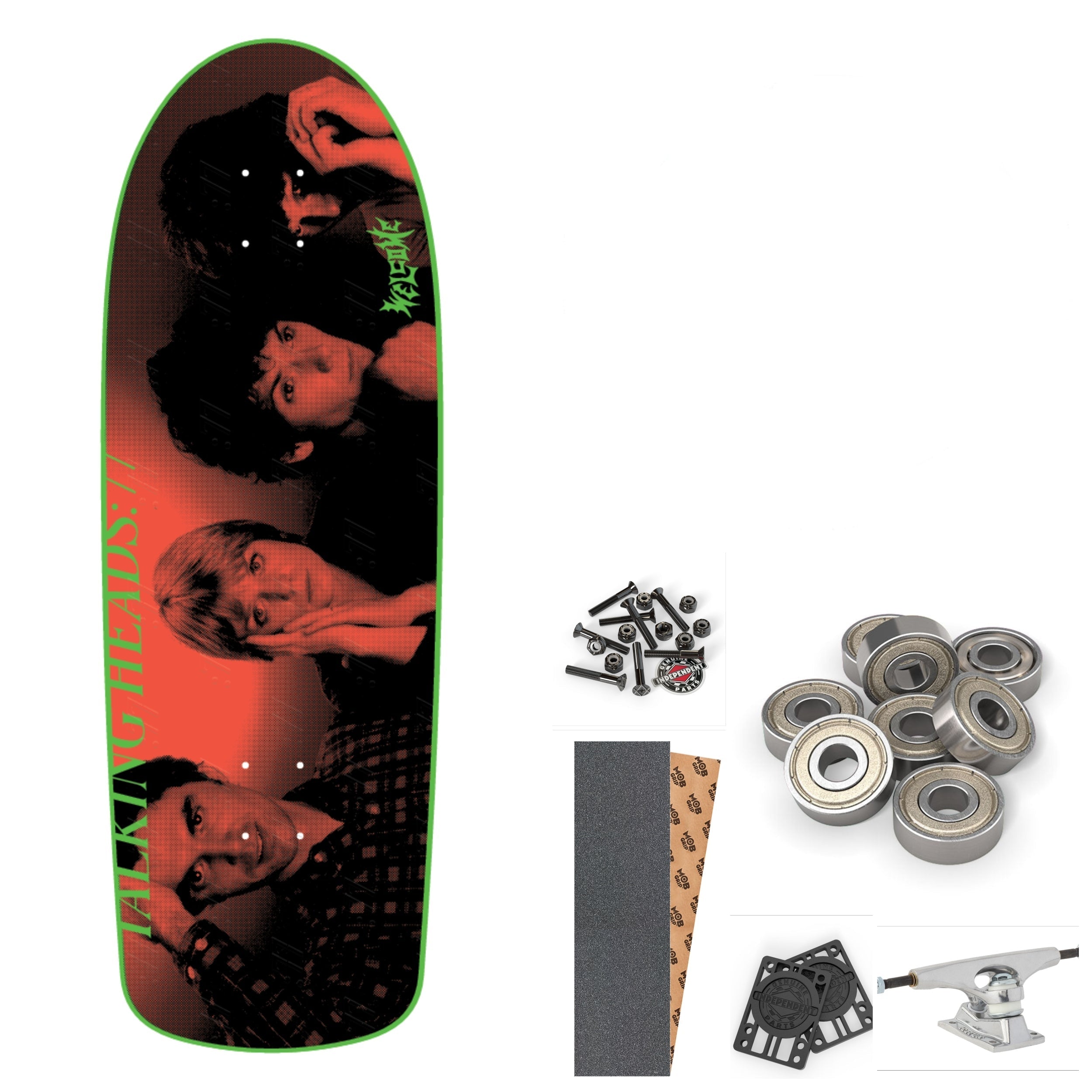 Welcome x Talking Heads "Psycho" 10.125" Complete Skateboard
