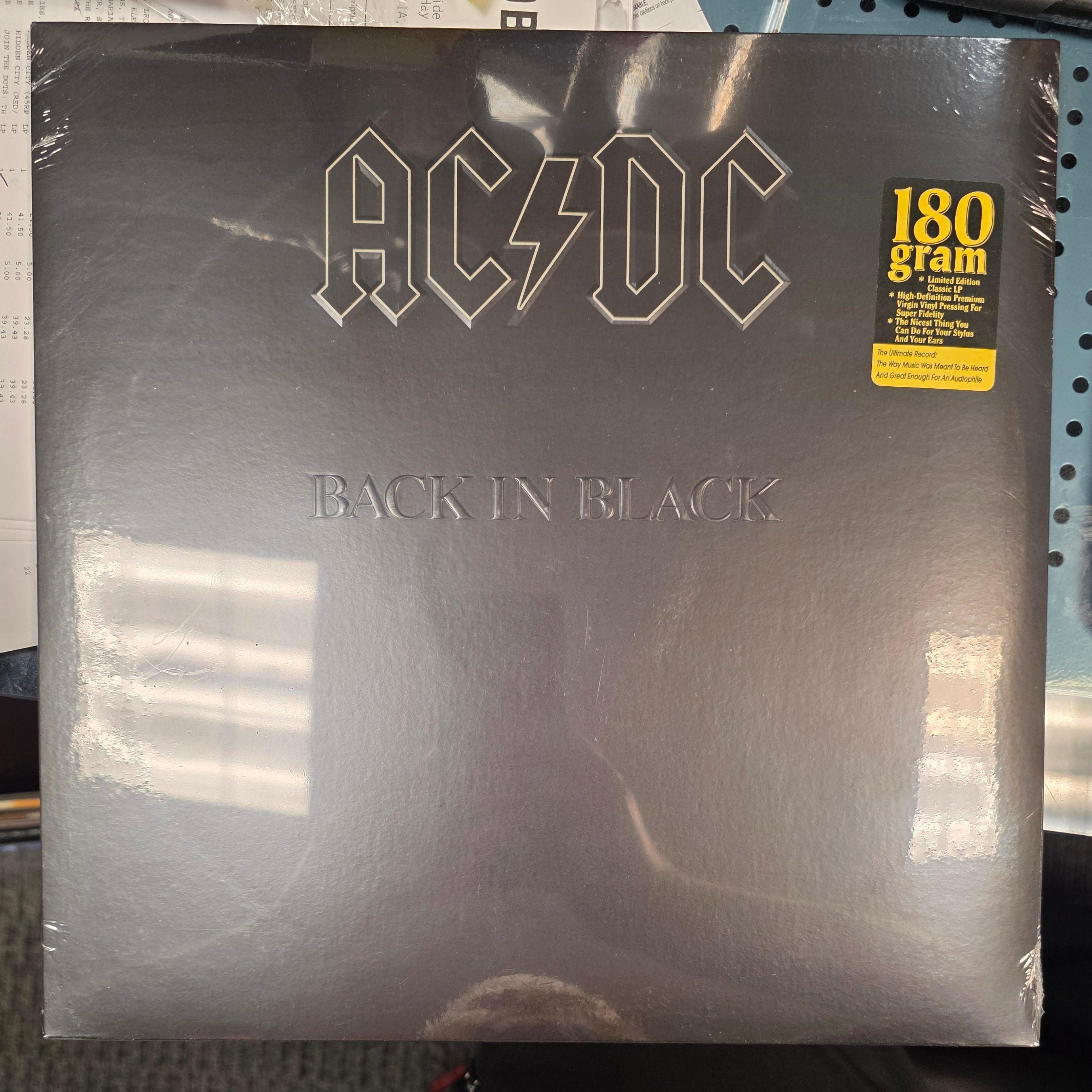AC/DC - Back In Black [180G] Vinyl LP Record