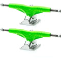 Gullwing Pro III Neon Green / Silver 9" Skateboard Trucks