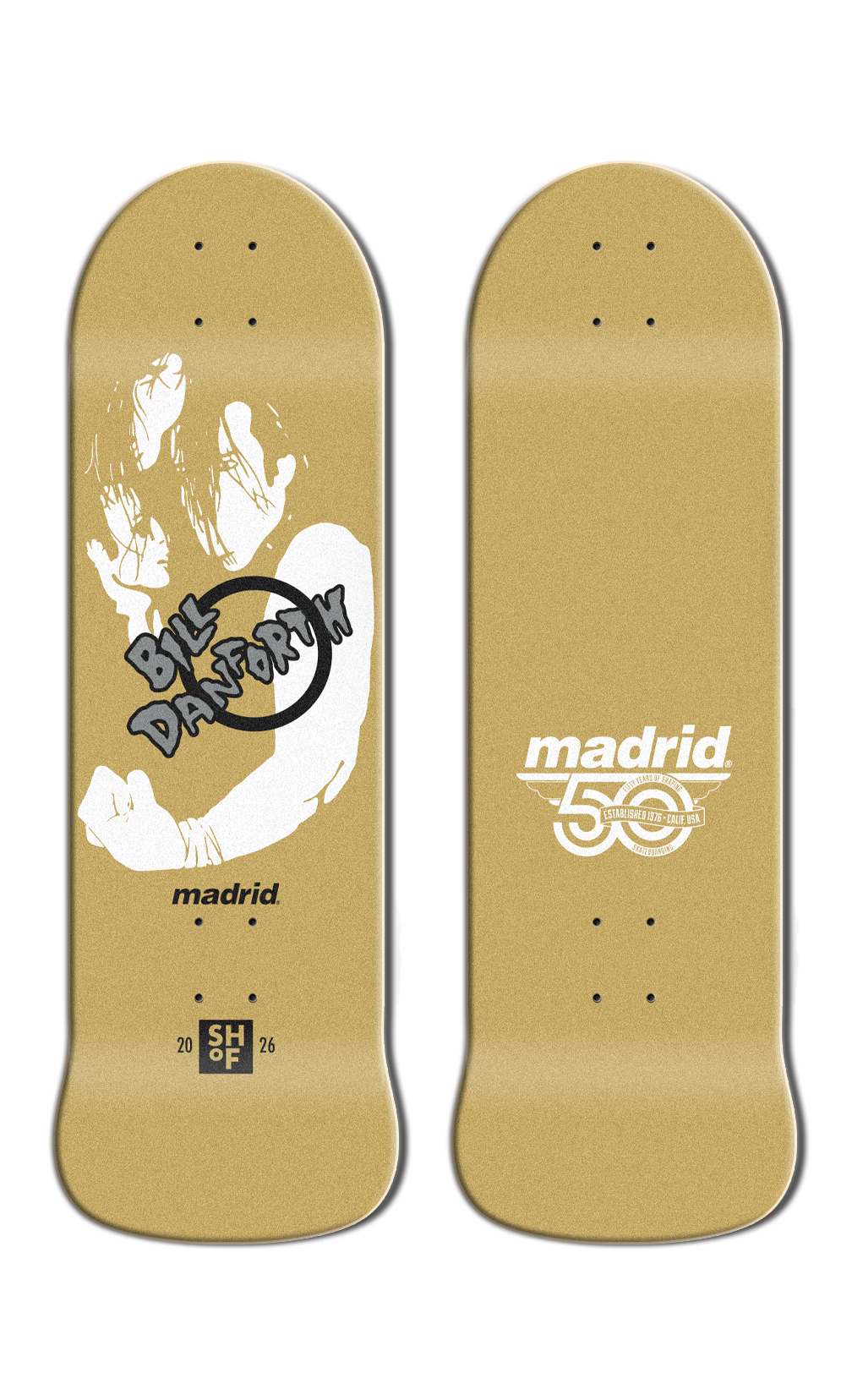 Madrid Bill Danforth "Misfit" LTD 50th Anniversary SHOF 9.25" Skateboard Deck
