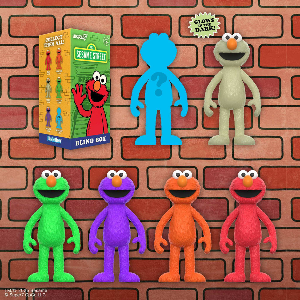 Super7 x Sesame Street - Elmo - Wave 04 - Blind Box Flat