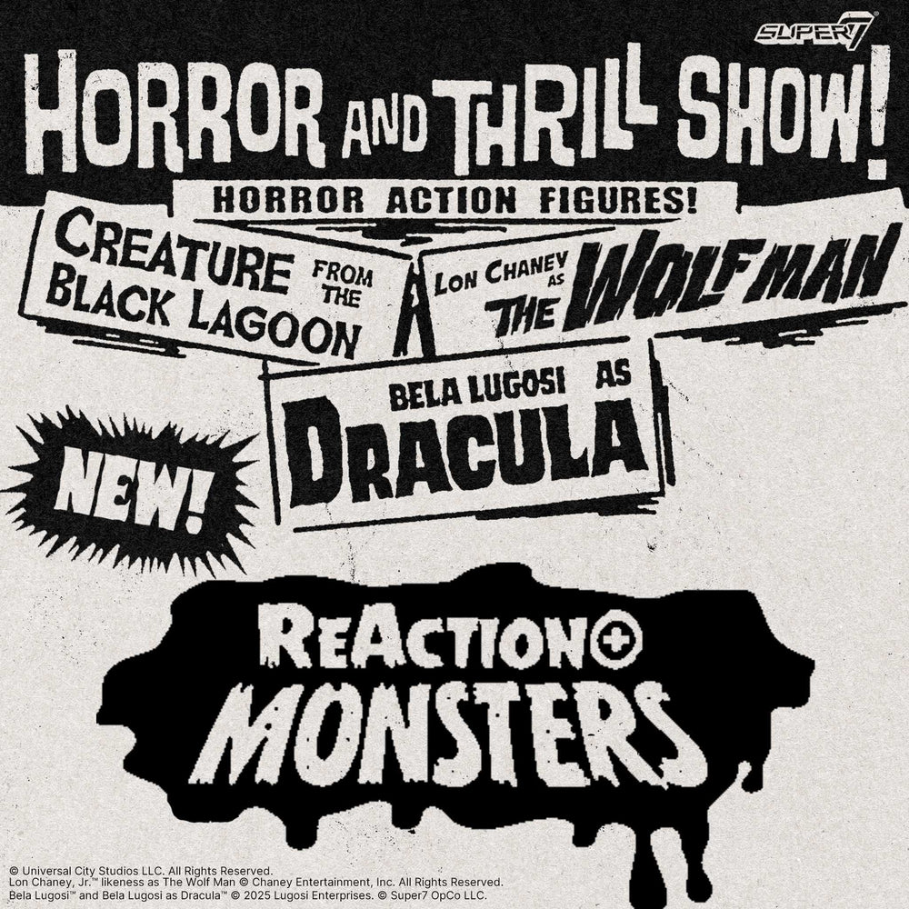 Super7 x Universal Monsters - The Wolf Man ReAction Figure