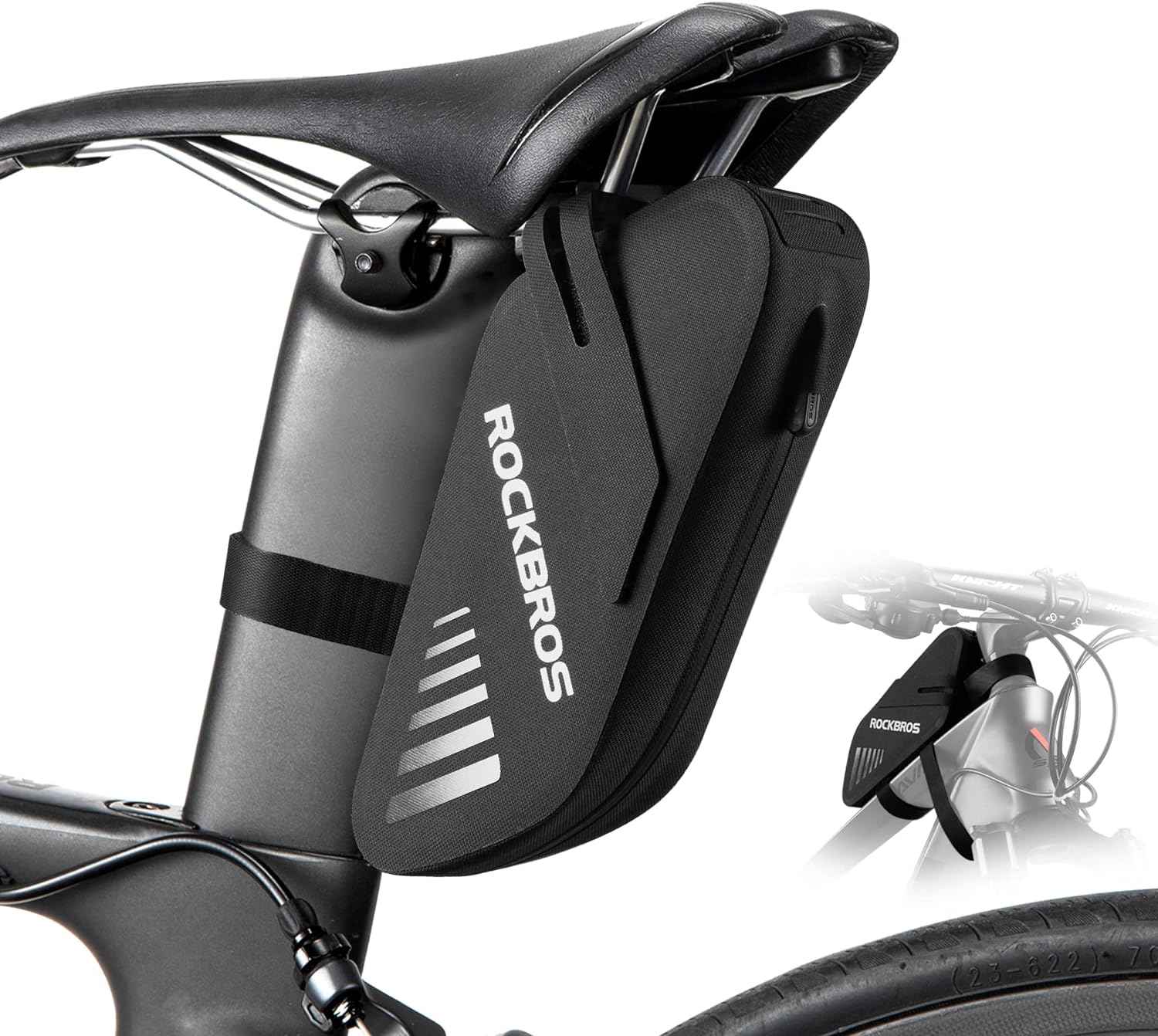 ROCKBROS Bike Saddle Bag Waterproof 0.6L Mini