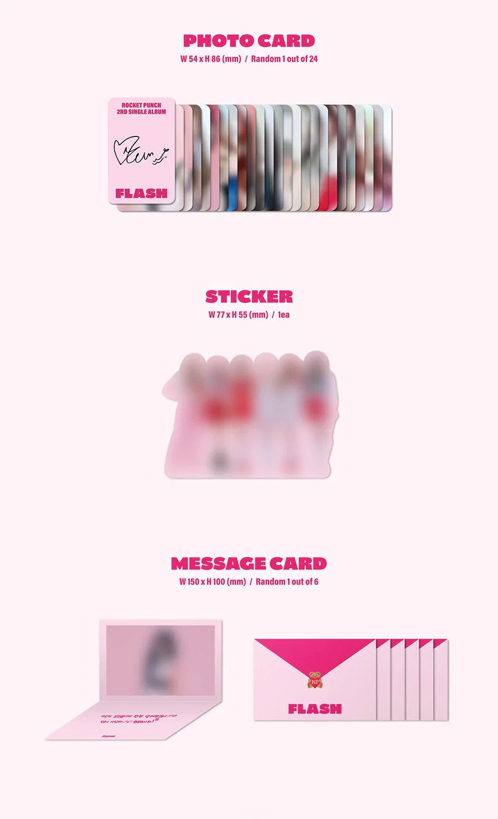 Rocket Punch 2nd Single Album - Flash