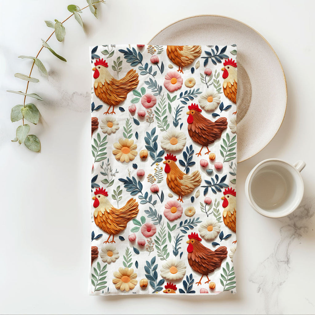 Petals & Peckers Towel