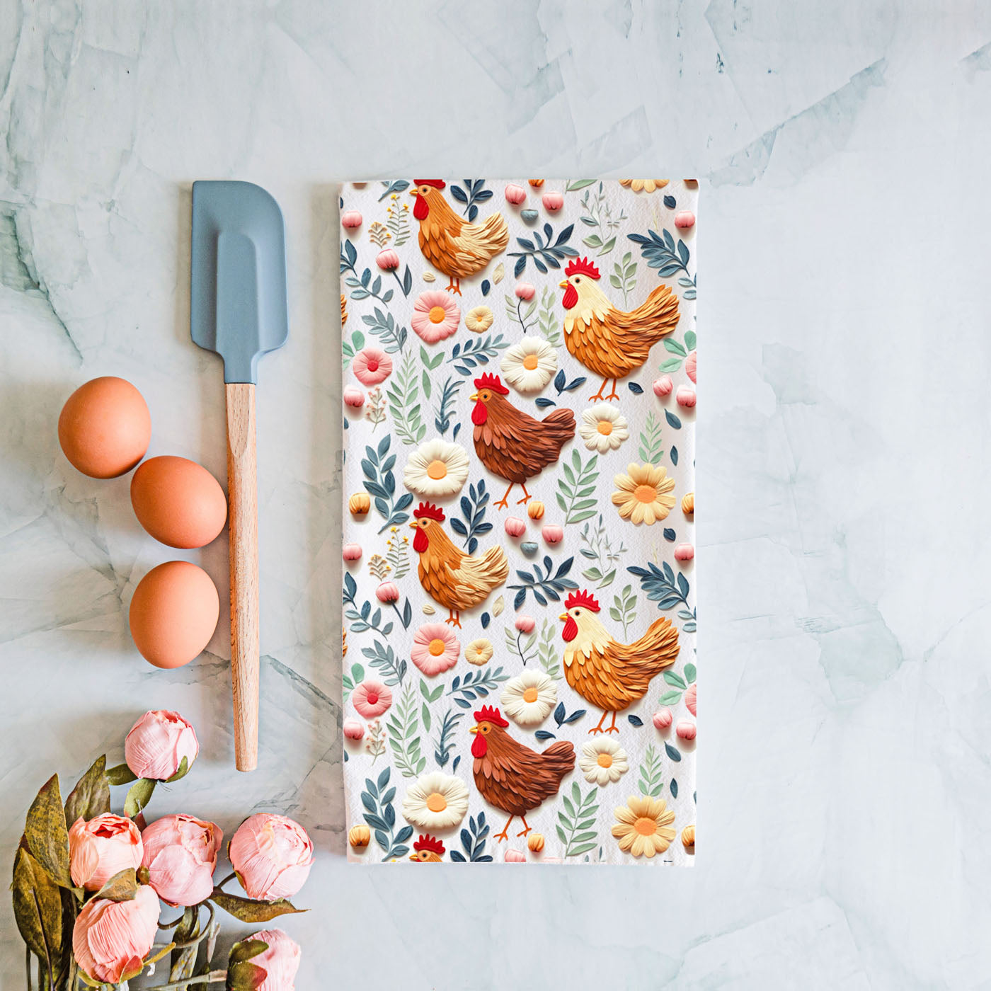 Petals & Peckers Towel