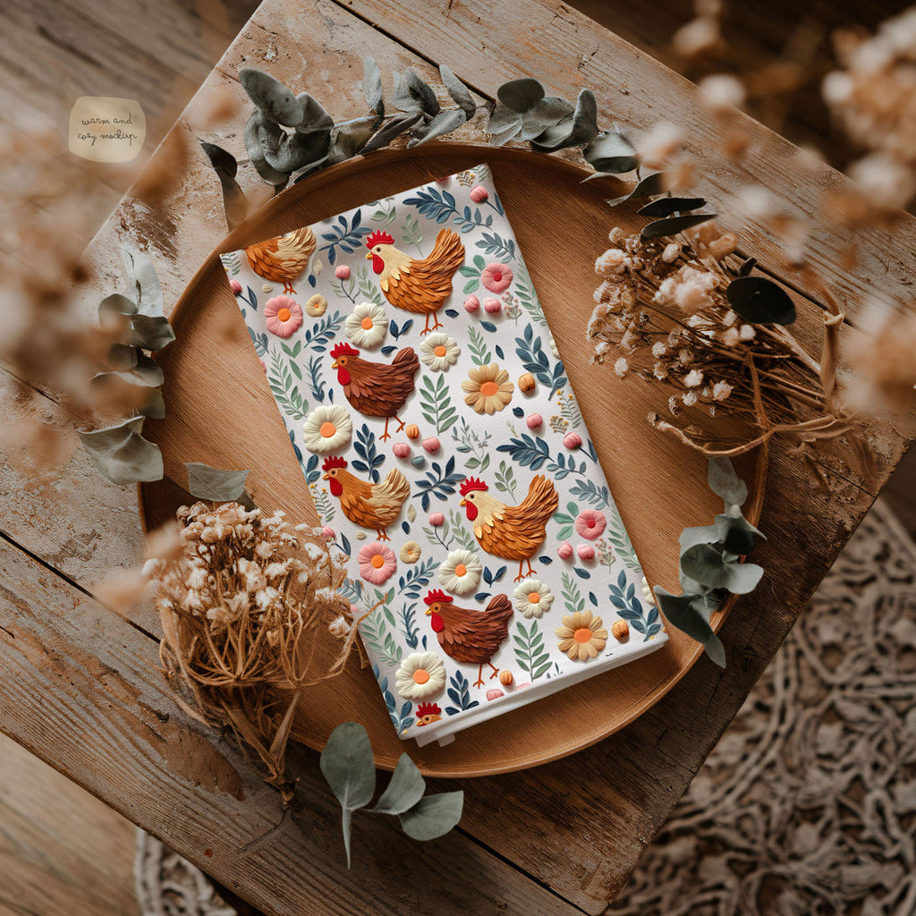 Petals & Peckers Towel
