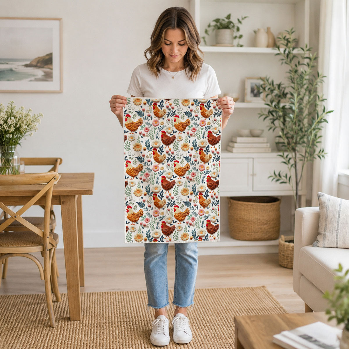Petals & Peckers Towel