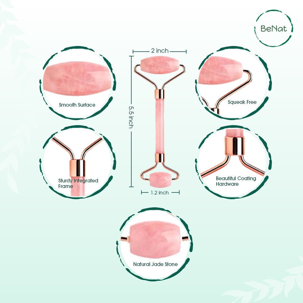 Rose Quartz Face Roller - PhishStones Products