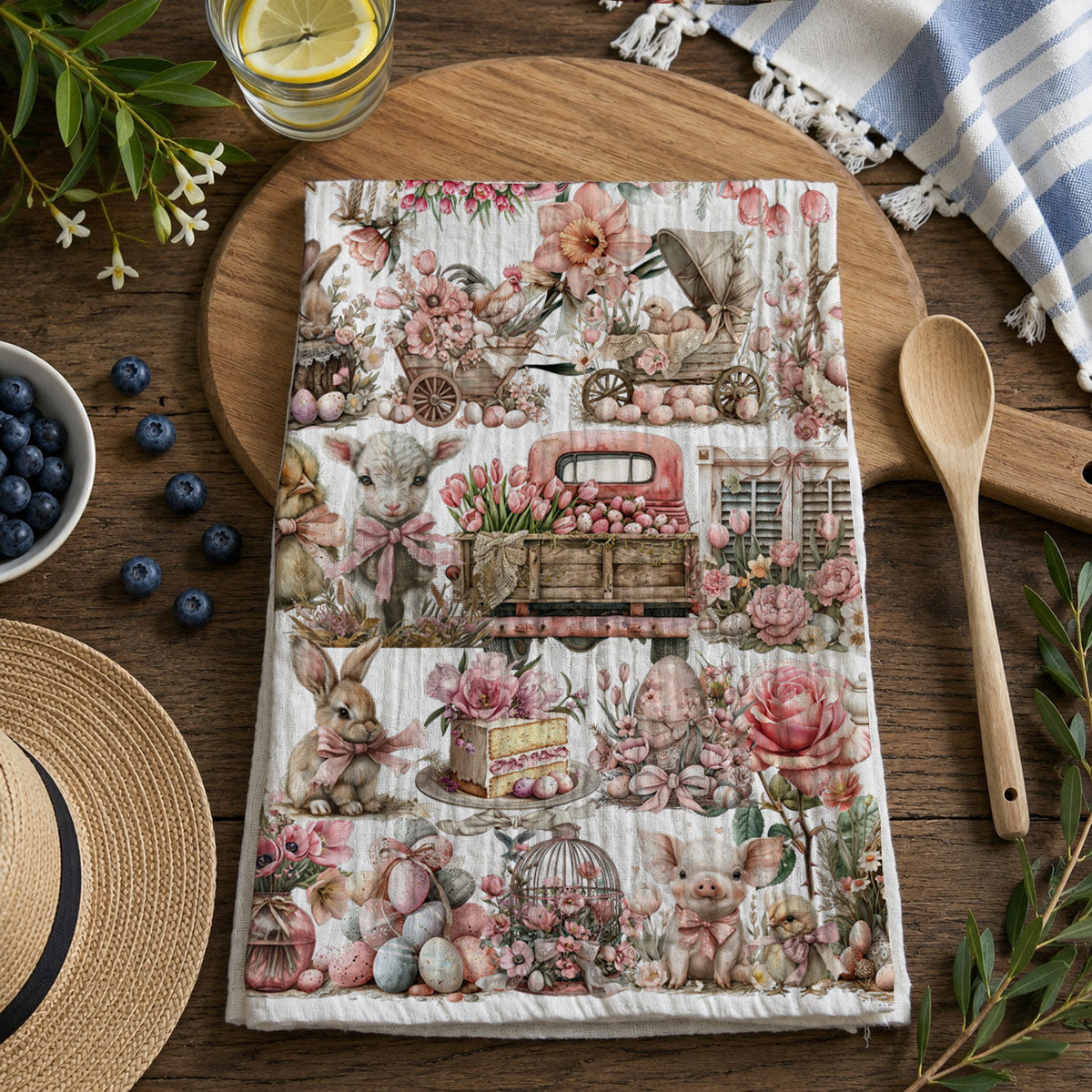 Rose Royal Easter Towel