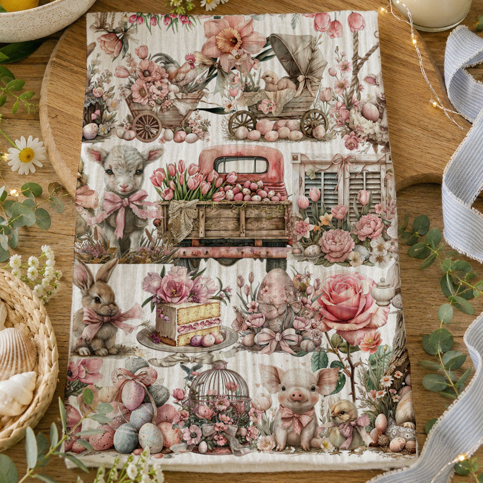 Rose Royal Easter Towel