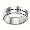 Rotatable Stainless Steel Anxiety Ring
