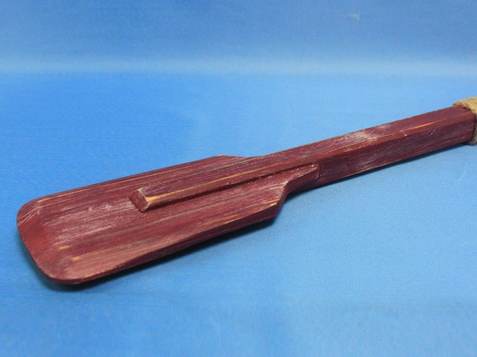 Wooden Rustic Hampshire Decorative Squared Boat Oar w/ Hooks 24""