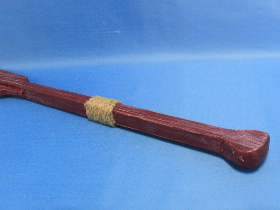 Wooden Rustic Hampshire Decorative Squared Boat Oar w/ Hooks 24""