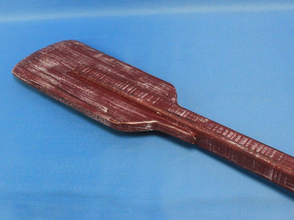 Wooden Rustic Hampshire Decorative Squared Boat Oar w/ Hooks 36""