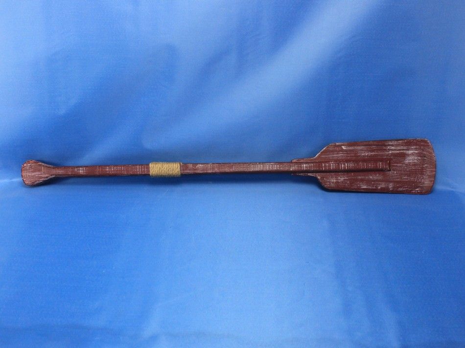 Wooden Rustic Hampshire Decorative Squared Boat Oar w/ Hooks 36""