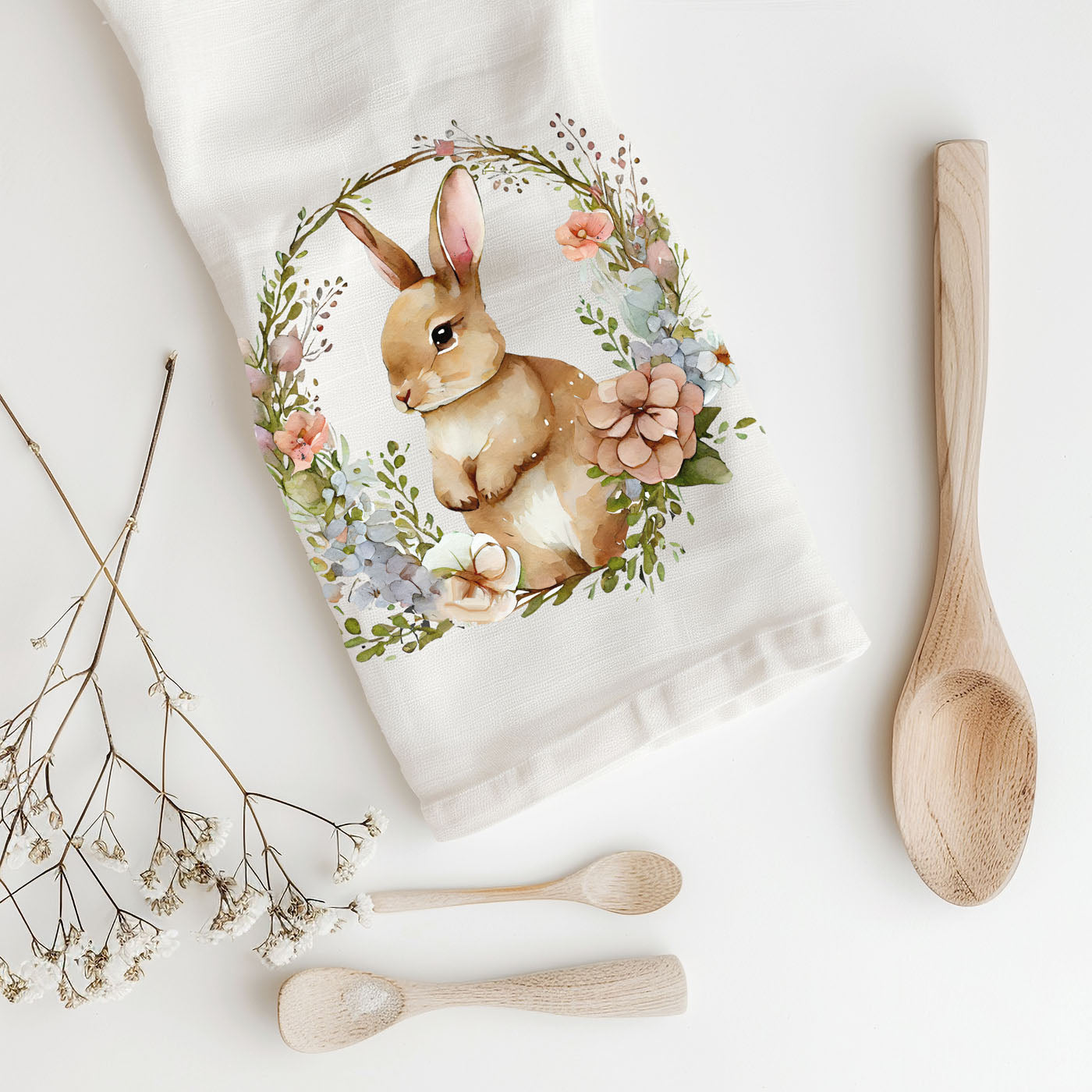 Rustic Bunny Towel