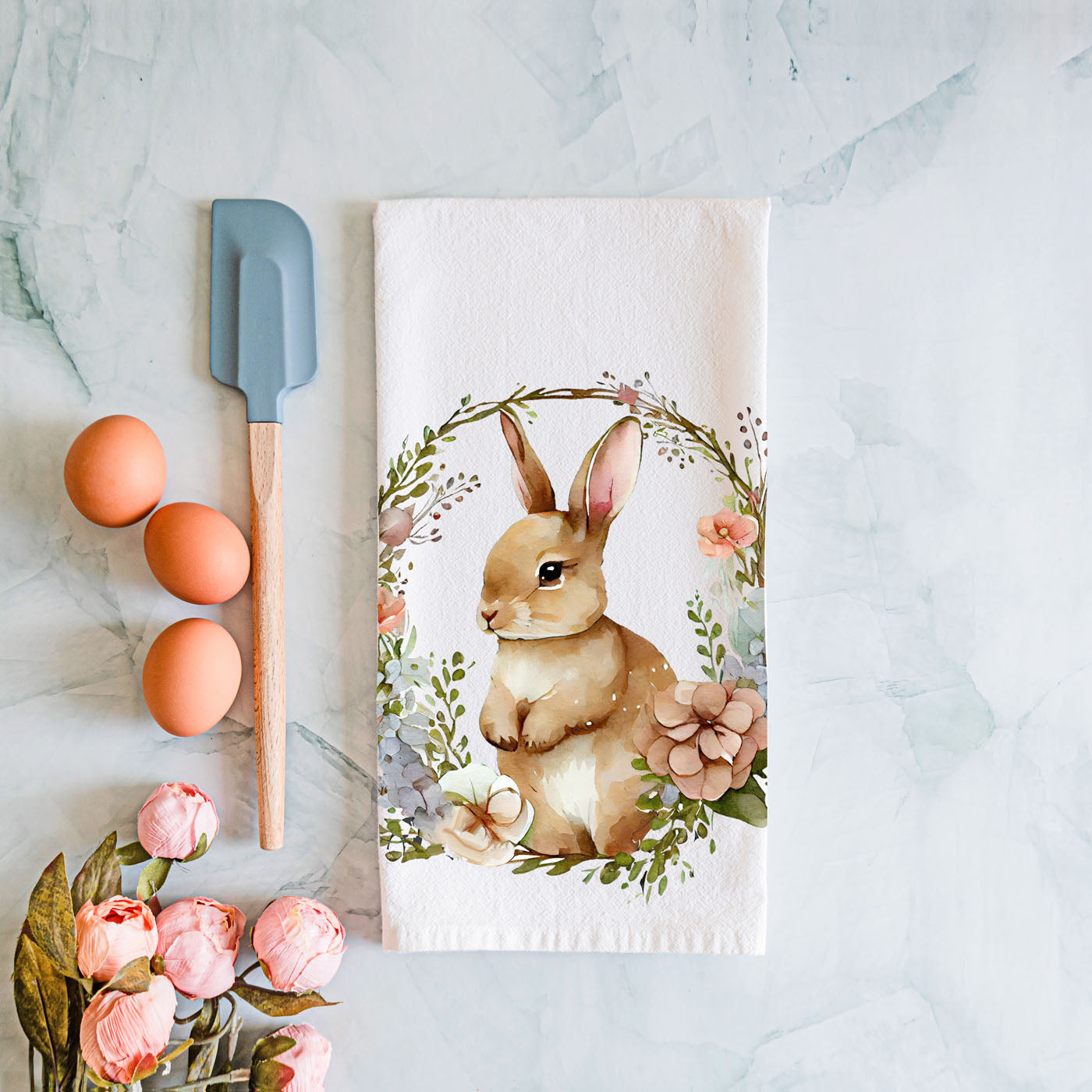 Rustic Bunny Towel